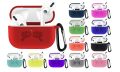 Airpod pro Soft Silicone Protective Anti Dust-Proof Case - High Quality Flexible Anti Scratch Cover Protection Pouch With Clip Holder - Various Colors (Case Only). 