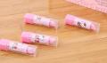 Pack of 4 - Lipstick Erasers Cute cartoon lipstick for eraser girl student stationery school supplies color. 