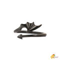 【LUCKET】Devil And Angel Couple Ring Open Toothless Ring Night Fury And Light Fury Ring Extravagant Wing Pair Ring  LK. 