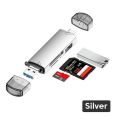 6 in 1 USB 3.0 Multi Card Reader Type C Micro Usb to U Disk TF SD Memory Card Reading Adapter Flash Drive Phone Laptop Accessory. 