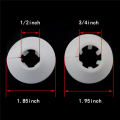 20 Pieces 1/2 Inch 16mm White Pipe Cover Wall Pipe Decoration Drain Pipe Trim Radiator. 