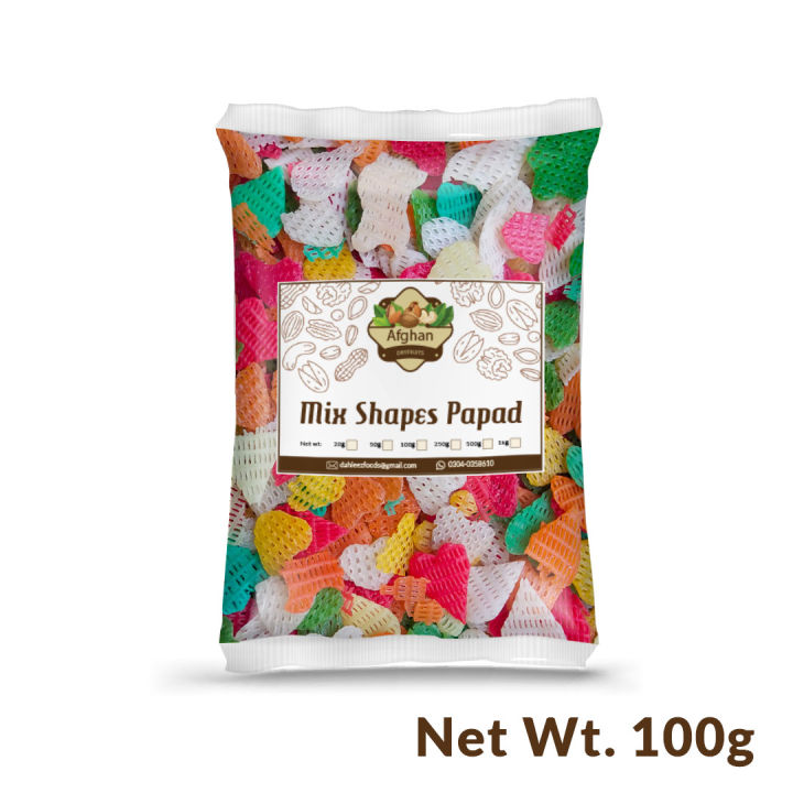 Colorful Mix Papad 100g