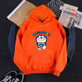【BestGO】Men Women Hoodie Sweatshirt Cartoon Doraemon Thicken Loose Autumn Winter Pullover Tops. 
