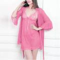 New Style 3 Piece Night Dress Lace Nightgown With Panty Short Nightwear For Women And Girls. 