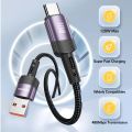 HEEMAX 120W USB C Cable Type C Fast Charging Wire For Huawei P60 P50 P40 Pro Xiaomi OPPO Realme POCO Samsung 7A USB C Data Cord. 
