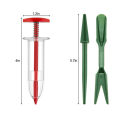 Handheld Plant Sower 6pcs Mini Garden Planting Tool Set for Easy Sowing Dispensing Handheld Sower Dibber Widger Manual Spreader Kit for Gardens Small Planting Tool. 