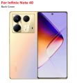 Infinix Note 40 Transparent Soft TPU Jelly Back Case Shockproof Bumper. 