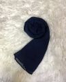 Chiffon Georgette  Hijab Scarf for girls Easy to wear Double Loop Plain Chiffon Georgette  Hijab Stoller Scarf- Multicolour Dupattas for girls and women. 