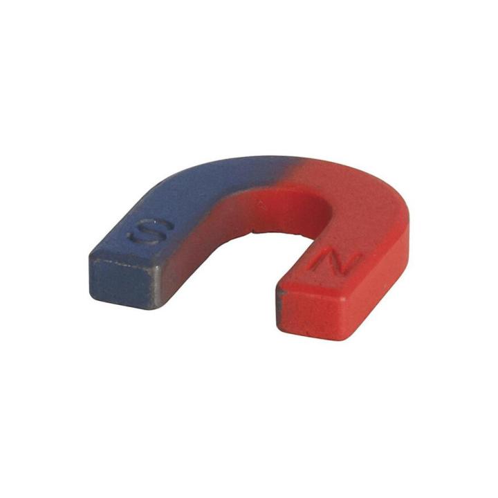 U Shaped Horse Shoe Magnet Blue & Red