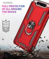 Shockproof Armor Case For Samsung Galaxy A80 Phone Case Car Ring Stand Bumper Silicone Back Cover. 