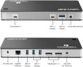 WAVLINK Thunderbolt 3 Docking Station, Dual 4K@60Hz & Single 8K@30Hz Display, 60W Charging for Thunderbolt 3/4, USB-C for Windows/Mac, 2xDP 1.4, 3xUSB 10 Gbps, 2xUSB3.0, Gigabit Ethernet & Audio. 