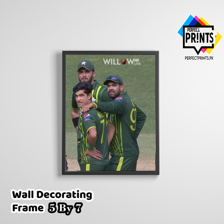 Pakistani Fast Bolwer Wall Frame Naseem Shah Haris Rouf Shaheen Shah ...