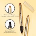 YZS Double Head Metallic Lazy Eyeshadow Stick Shimmer Eyeshadow Pencil Waterproof Long Lasting Highlight Pen Makeup Beauty. 