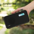 DAB Radio Portable, DAB Plus/DAB Radio, FM Radio, Small Radio, Digital Radio Mains Powered or Battery, USB Charging, Clear LCD Display (Black) UK IMPORT. 
