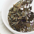 60 gram High quality Czech Size 3 glass bugle beads. Size 3 bugles are 1/2 inch or 7mm long.. 