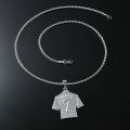 HNSP Cristiano Ronaldo 7 Messi 10 Jersey Full Zircon Pendant Chain Necklace For Men Boy Soccer Fans Hip Hop Jewelry accessories. 