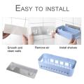 {Best Selling} Plastic Inter Design Bathroom Kitchen Organize Shelf Rack Shower Corner with Wall Mounted Suction Cup. 
