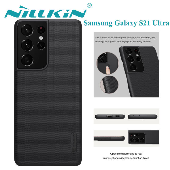 For Samsung Galaxy S21 Ultra Case Super Frosted Shield Hardcase Matte Back Cover Casing