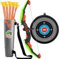 Archery Bow Set and Toys with Arrows Outdoor Fun Target Shooting Game for Kids Children Archery Outdoor Sports Toy Arrows Set. 