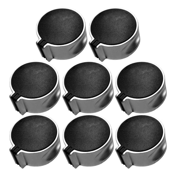8 PCS Gas Stove Knob,8mm Cooker Control Switch Range Oven Knobs Cooktop Burner Knob for Kitchen Replacement Accessories