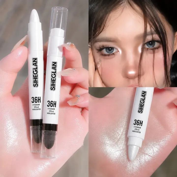 ORGINAL%20KOREAN%20IMPORTED%20Silver%20Pearlescent%20Waterproof%20Highlighter%20Pen/%20Novice%20Long%20Lasting%20Flash%20Lying%20Silkworm%20Eye%20Shadow%20Makeup%20-%20Image%204