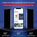 （For iP13 ProMAX）Matte Anti-Peep Privacy Soft Ceramic Film For iPhone 13 11 12 Pro Max Mini Screen Protector XS XR X 7 8 6 6S Plus SE Accessories. 