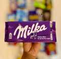 Milka Alpine Milk Chocolate Bar, 100g. 