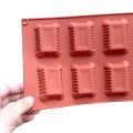 Rectangle Shape Silicone Mold 8 Cavity. 