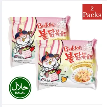 Samyang Buldak Carbonara Cream – Pack of 2 (Spicy & Creamy Korean Ramen ...