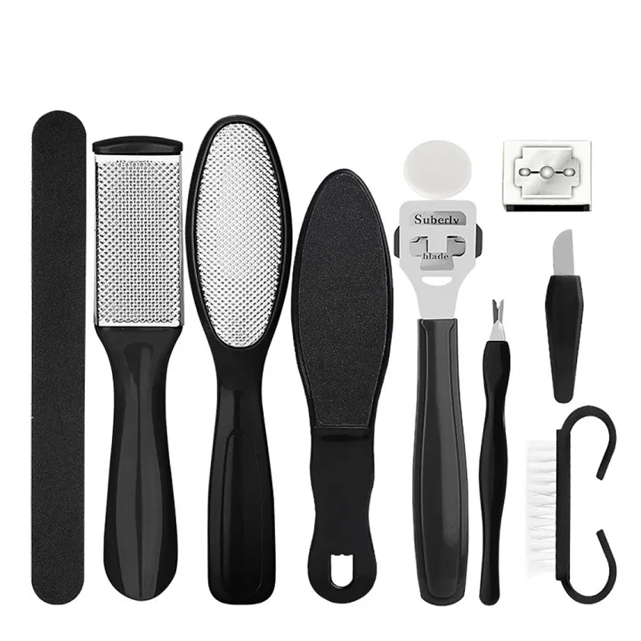 10PCS%20Professional%20Pedicure%20Tools%20Set,%20Foot%20files%20Callus%20Remover%20for%20Feet%20Foot%20Care%20Kit%20with%20Nail%20File%20Hard%20Skin%20Remover%20Pedicure%20kit%20for%20Cracked%20Heels%20and%20Dead%20Skin%20Callus%20Shaver%20for%20Men%20Women%20Ideal%20Gift%20-%20Image%209