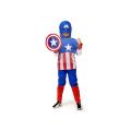 Captain America Costume For Kids With Eye and Head Cover From 3 Year To 10 Year. 
