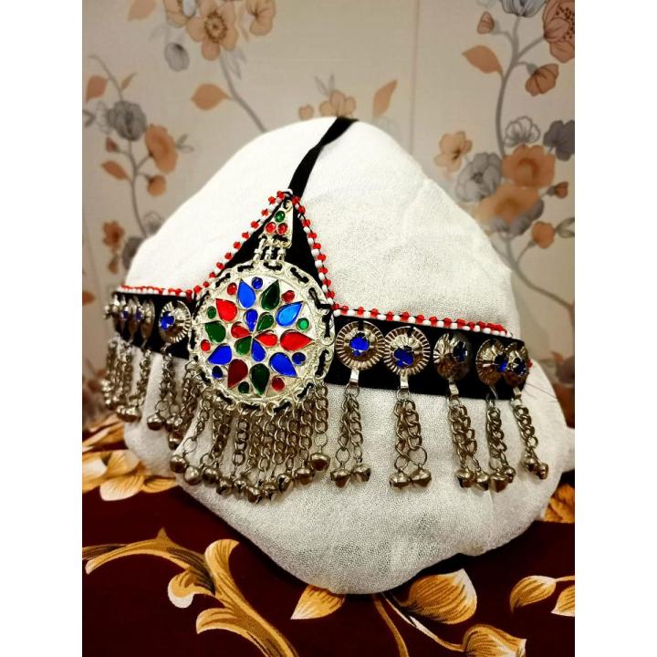 New Stylish Halima Sultan Matha Patti Tribal Head Piece for Womens & Girls