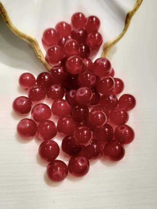 100pcs%20Glossy%20Round%208mm%20Craft%20Beads%20%E2%80%93%20Round%20Stones%20for%20Jewelry,%20Sewing%20&%20DIY%20Decoration%20-%20Image%203