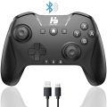 Wireless Game Controller for Nintendo Switch/Switch Lite/PC/Phone/Ipad, Rechargeable Remote Bluetooth Gamepad with Joystick with Ergonomic Non-Slip, Adjustable Turbo and Vibration UK IMPORT A1186. 
