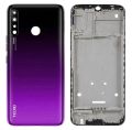 Tecno Spark 4 Complete Back Body Battery Cover Rear Door Housing Glass Replacement For Tecno Spark 4. 