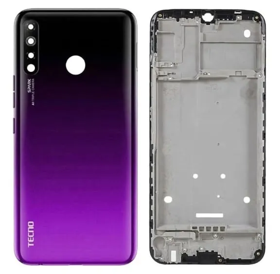 Tecno%20Spark%204%20Complete%20Back%20Body%20Battery%20Cover%20Rear%20Door%20Housing%20Glass%20Replacement%20For%20Tecno%20Spark%204%20-%20Image%202