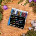 hot selling best deal 12 markers fabric and metallic rock wood wall painting art DIY. 