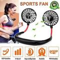 Latest Smart gadget Portable Neck Band Fan Chargeable - Double Face Fan. 