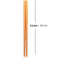 Chopsticks Pair of 5/10 steel & Bamboo Chopsticks Chinese Chopsticks Reusable Natural wood. 