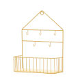 Creative Wall Mounted Shelf (Hooks) by Matrix | Key and Mail Holder | Entryway Wall Rack & Organizer | Mail Holder with Key Hooks for Decor & Organzing | Wall Home Iron Wall Hanging Rack. 