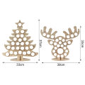 Chocolate Storage Shelf Anti-deform Christmas Tree Elk Advent Calendar. 