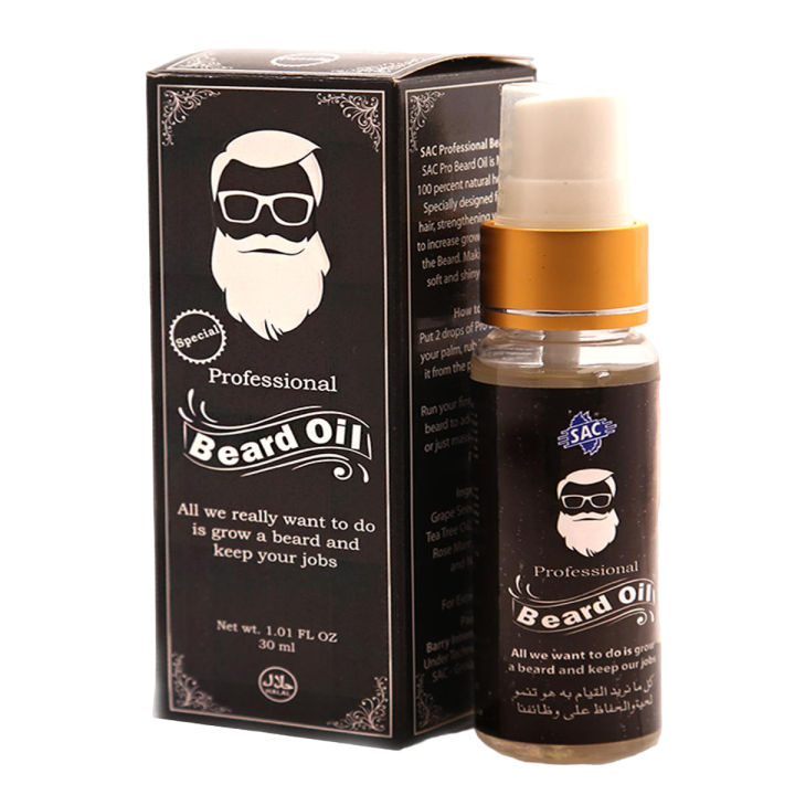 Beard Oil Special - 30ml Spray - for perfect nourishment and dense beard - SAC