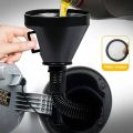 Engine Refueling Funnel with Filter for Car Truck Motorcycle Oil Gasoline Filling Strainer Telescopic Catheter Funnels Tool. 
