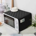 Kitchen Microwave Oven Cover Dustproof Decorative With Four Side Pockets | Microwave Cover Are Available In Multiple Colors - Universal Size. 