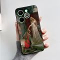 Beautiful Painting Cartoon Cases For Infinix Hot 40i Shockproof Soft Silicone Phone Covers For Infinix Hot 40i Cute Back Cases. 