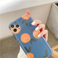 Fashion Ins Orange Soft Silicone Phone Case For iPhone 12 11 Pro Xs Max X Xr 7 8 Plus Se2 12 Mini Shockproof Back Cover Fundas. 