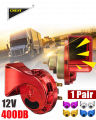 SNAIL HORN 1 PAIR ELECTRIC SPEAKER 12V WATERPROOF UNIVERSAL BT-2039. 