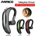 ARMICO F600 Wireless Earphones Stereo Headset 170mAh Single Handsfree with Microphone Business Bluetooth Headphones For Driving. 