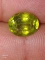 Peridot stone. 
