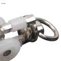 10Pcs Curtain Track Gliders Bedroom Door Curtains Curtain Rail Track Pulley. 